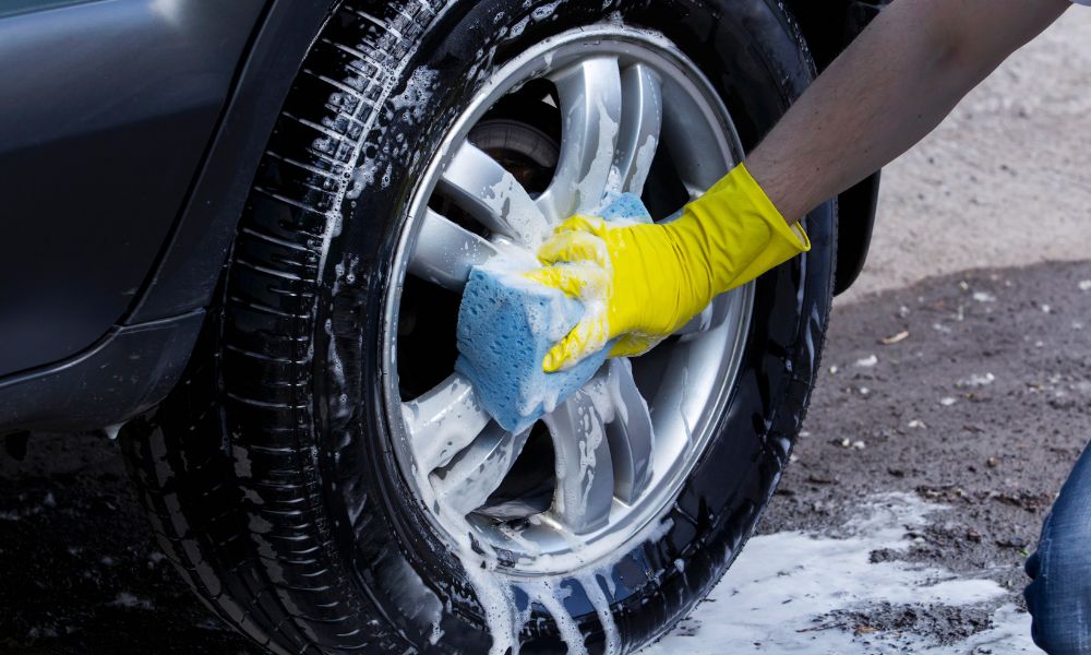 Pro-Tip: Clean Your Tires With Soap and Water