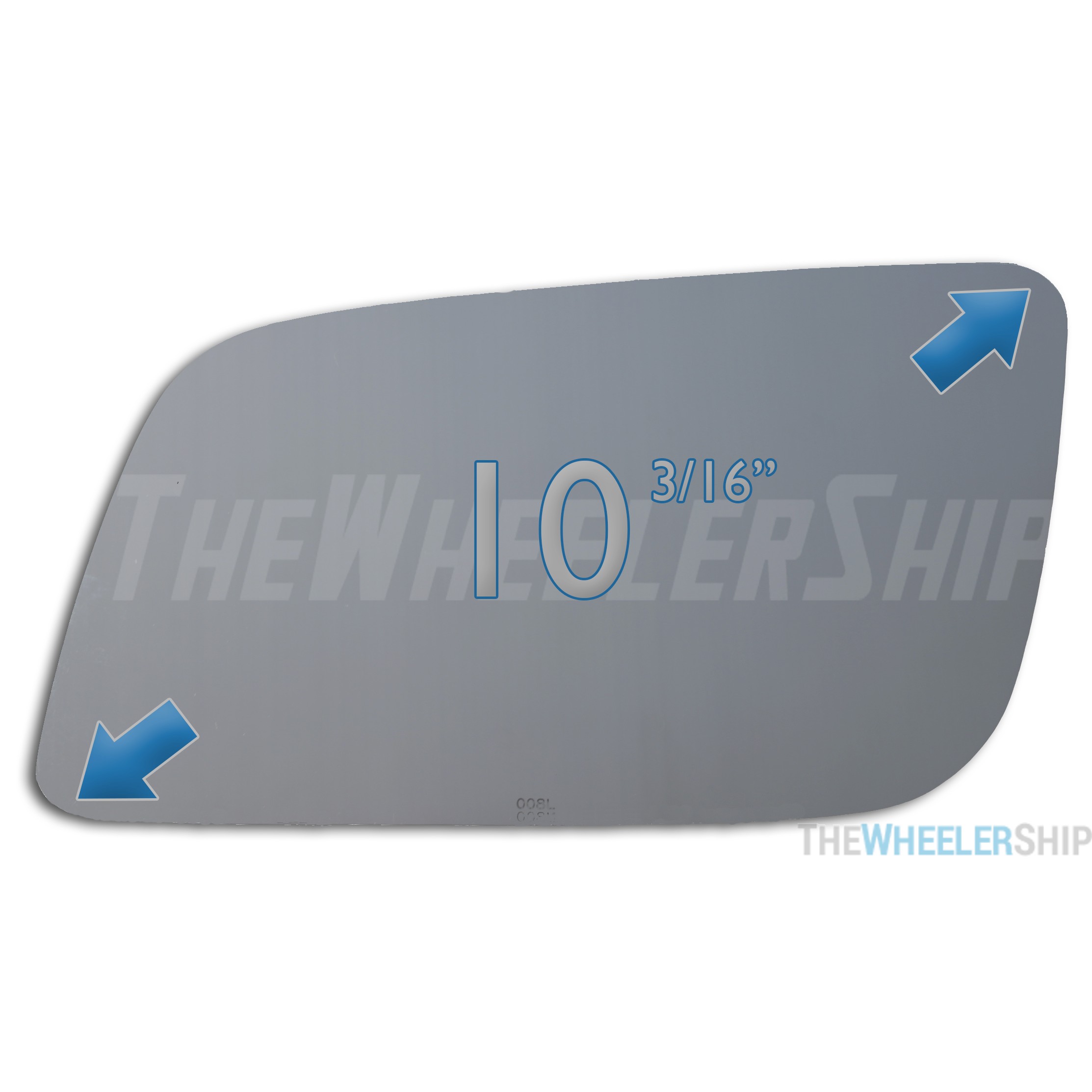 ADHESIVE CHEVY GMC TRUCK VAN Driver Left Side ** FAST SHIP ** New Mirror Glass