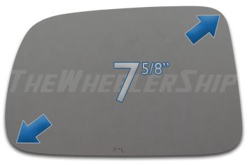 New Mirror Glass Replacements For Honda CR-V 1996-2006 Left Driver Side 2844
