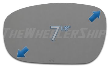 New Mirror Glass Replacement For Chrysler Dodge 300 Charger Magnum Left Side