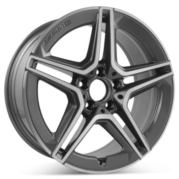18" x 8.5" Mercedes-Benz C-Class C300 C43 2019-2024 Factory OEM Rear Wheel Rim 85696