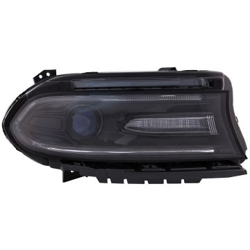 Headlight Right Passenger Halogen Projector CAPA Certified Fits 2015-2016 Dodge Charger