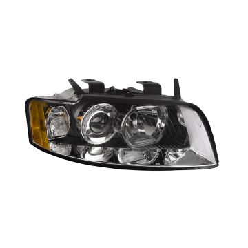 Headlight Halogen Right Passenger Fits 2003-2005 Audi A4 Gen2. (Fits Option)
