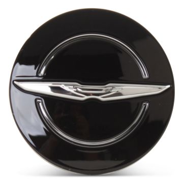 OE Genuine Chrysler Black Center Cap with Wing Logo CAP2993
