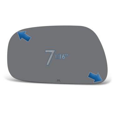 New Mirror Glass Replacements For Toyota Camry 2002-2006 Drivers Left Side
