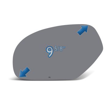 New Mirror Glass Replacements For Chevy Silverado GMC Sierra Escalade 2007-2008 Driver Side