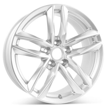 18” x 8” Audi A4 2018-2024 Factory OEM Wheel Silver Rim 59124