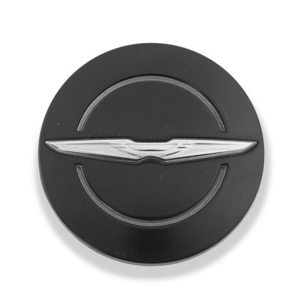 Used OE Genuine Chrysler Black w/ Chrome Wing Logo Center Cap 1LB74TRMAB for 200