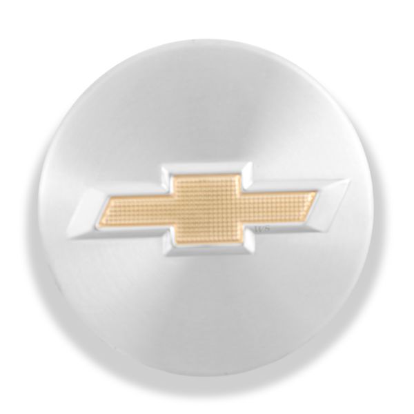Used OE Genuine Chevrolet Silver w/ Gold Logo Center Cap 19303234 for Bolt