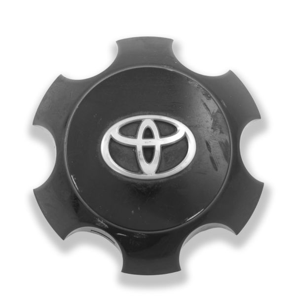 Used OE Genuine Toyota Black w/ Chrome Logo Center Cap 4260B-35090 for 4Runner