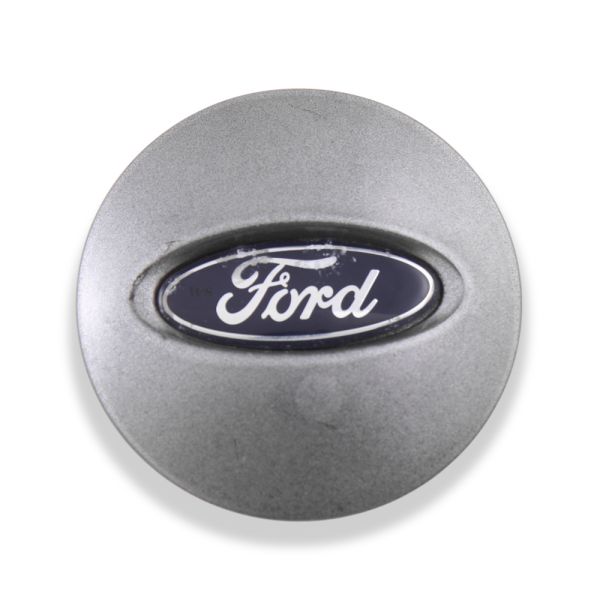 Used OE Genuine Ford Gray w/ Black and Chrome Logo Center Cap DL3J-1A096-BA for F-150