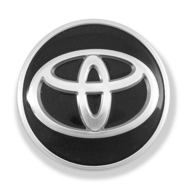 OE Genuine Toyota Black w/ Chrome Logo Center Cap 42603-0E070 for Camry