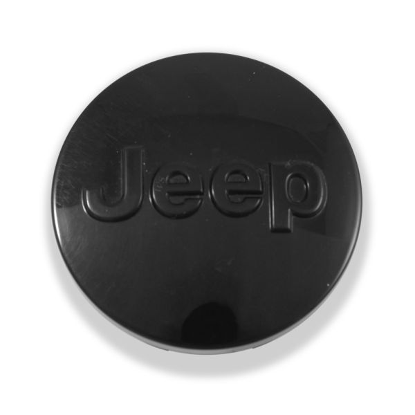 Used OE Genuine Jeep Gloss Black Center Cap 1LB77DX8AC for Cherokee