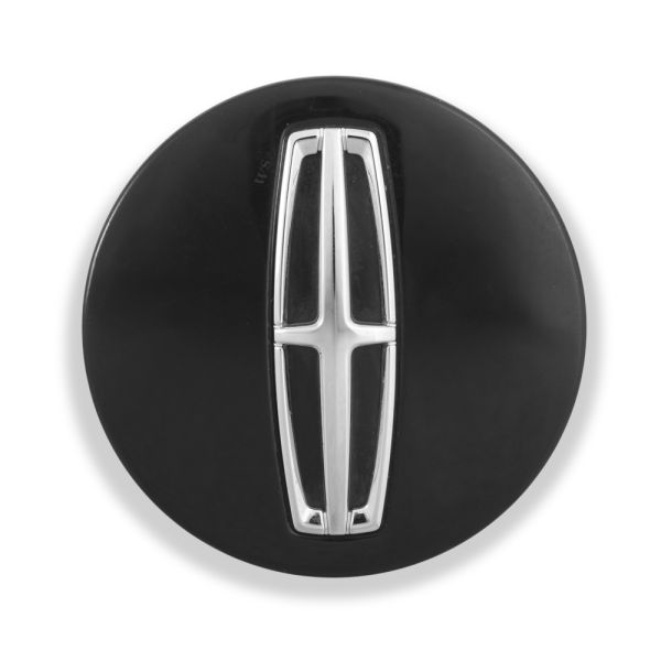 Used OE Genuine Lincoln Black w/ Chrome Logo Center Cap JL74-1A096-AA for Navigator
