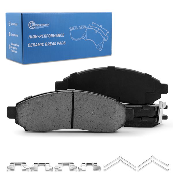 New Front Ceramic Brake Pads for Chevrolet City Express Nissan Frontier Leaf NV200 D1548