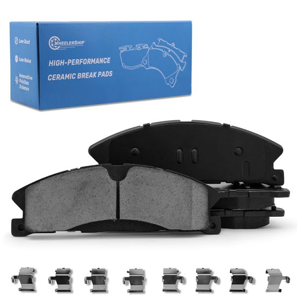 New Front Ceramic Brake Pads for Ford Explorer Flex Police Interceptor Taurus Lincoln MKS MKT D1611