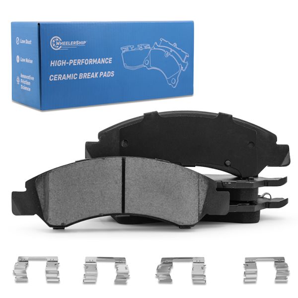 New Front Ceramic Brake Pads for Cadillac Escalade Chevrolet Avalanche Tahoe GMC Savana Yukon D1363
