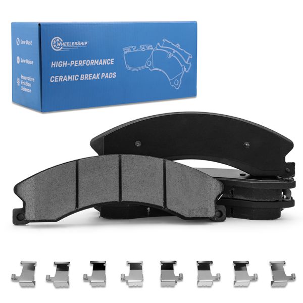 New Front Ceramic Brake Pads for Chevrolet Silverado 2500 3500 Suburban 3500 Savana 4500 D1565
