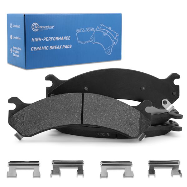 New Front Ceramic Brake Pads for Cadillac DTS DeVille Chevrolet Avalanche GMC Savana D784