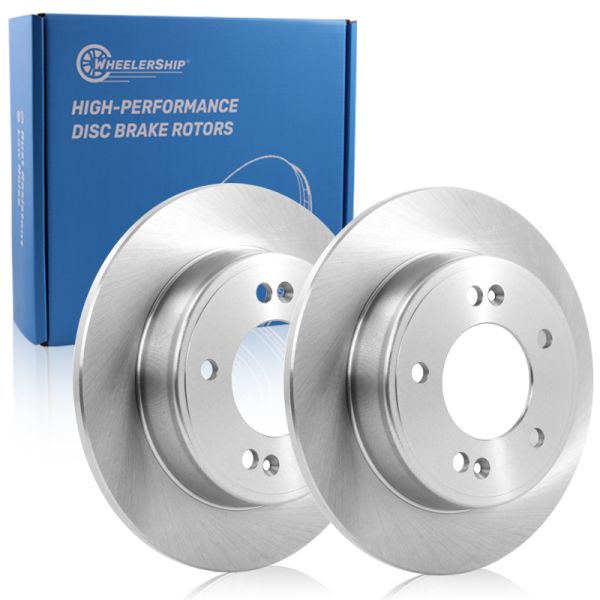 New Rear Disc Rotors For Hyundai Elantra Veloster Kia Forte Koup Forte5 Soul 31603