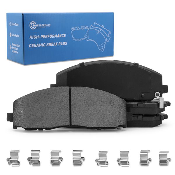 New Front Ceramic Brake Pads for Chrysler Pacifica Ram C/V Volkswagen Routan D1589