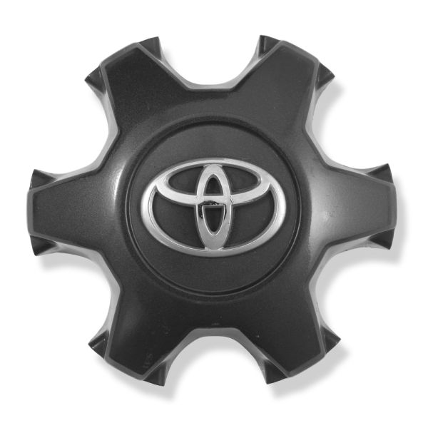 Used OE Genuine Toyota Charcoal W/ Chrome Logo Center Cap 4260B-04050 for Tacoma