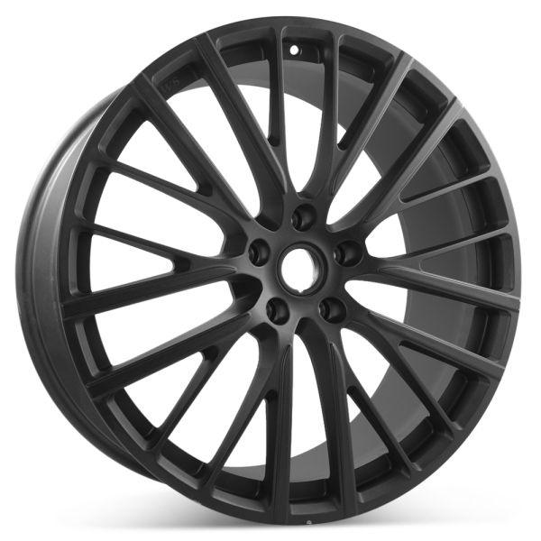 23" x 10" Aston Martin DBX 2023 2024 Factory OEM Front Wheel Black Rim 95621 TAKE-OFF