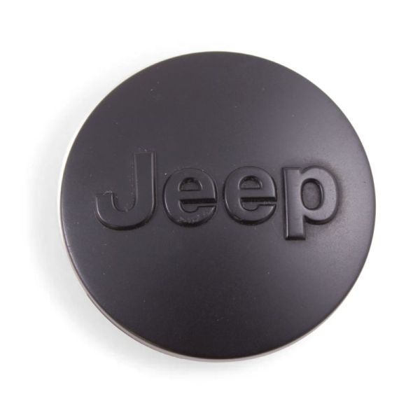 Used OE Genuine Jeep Matte Black Center Cap 1LB77RXFAC for Cherokee Compass Gladiator & More
