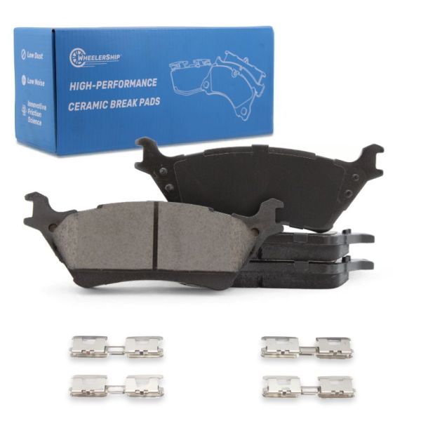 New Rear Ceramic Brake Pads for Ford F-150 D1602