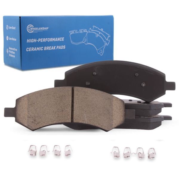 New Front Ceramic Brake Pads for Chrysler Aspen Dodge Dakota Durango Ram Mitsubishi Raider D1084