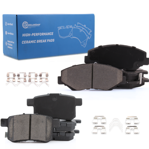 Front and Rear Brake Pad Kit for Honda Accord D914 D1336