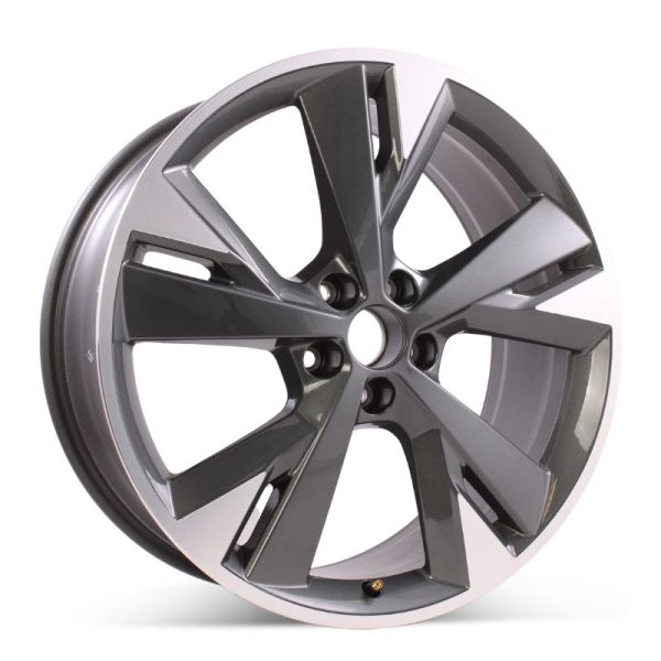 20” x 8” Audi Q4 e-tron 2022 2023 2024 Factory OEM Front Wheel Machined w/ Charcoal Rim 12123 TAKE-OFF