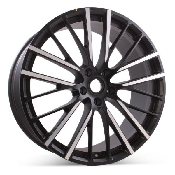 23" x 10" Aston Martin DBX 707 2023 2024 Factory OEM Front Wheel Machined with Black Rim 95621 TAKE-OFF
