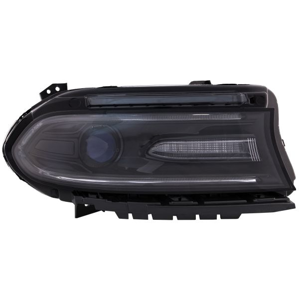 Headlight Right Passenger Halogen Projector CAPA Certified Fits 2015-2016 Dodge Charger