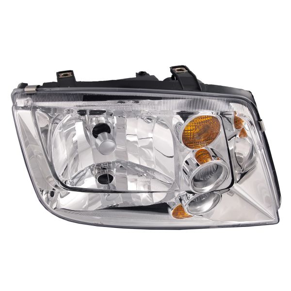 2002-2005 Volkswagen Jetta New Passenger Side Halogen Headlight w/Built-in Fog Light