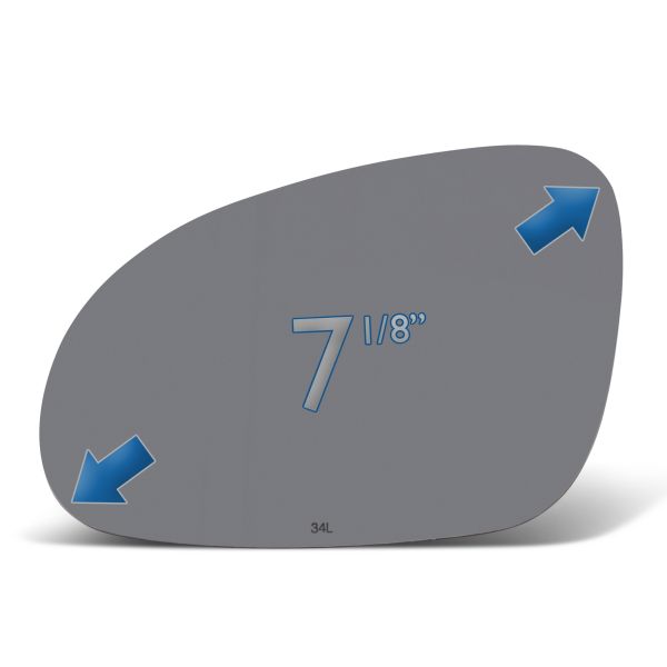 New Mirror Glass Replacements For Volkswagen GTI