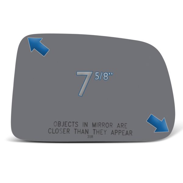 New Mirror Glass Replacements For Honda CR-V 1997-2006 Passenger Right Side Japan Made