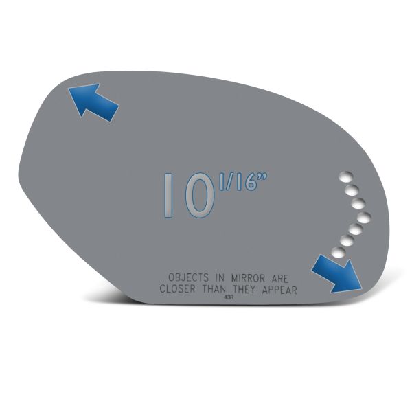 New Mirror Glass Replacements For Chevy Silverado GMC Sierra Escalade 2007-2008 Passenger Side W/ Turn Signal