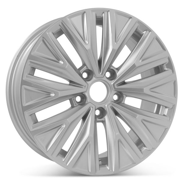 New 16” x 6.5” 10 spoke Alloy Replacement wheel For Volkswagen Jetta 2019 2020 Rim Silver 70045