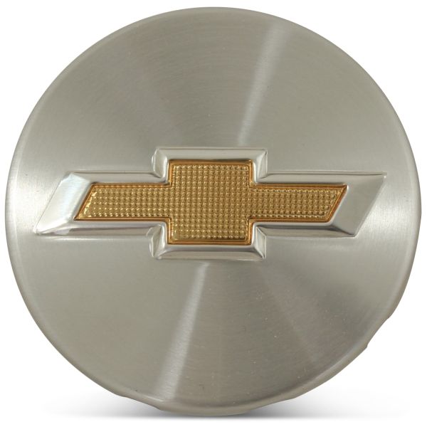OE Genuine Chevrolet Cruze Sonic Volt 2012-2019 Center Cap Brushed W/ Gold Logo CAP0012