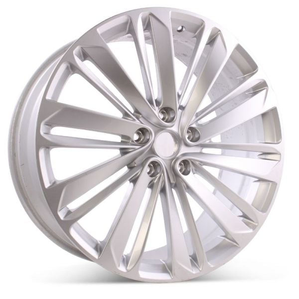 22" x 9.5" Bentley Continental 2021 2022 2023 2024 2025 Factory OEM Front Wheel Silver Rim 95413 TAKE-OFF