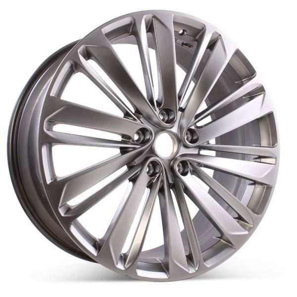 22" x 9.5" Bentley Continental 2021 2022 2023 2024 2025 Factory OEM Front Wheel Hypersilver Rim 95413 TAKE-OFF