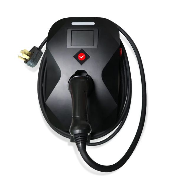 EV Wall Charger Smart 40A/7.6 Cable NEMA 14-50 Plug BT APP RFID