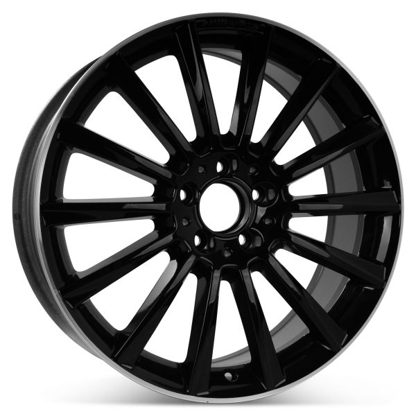 19" x 7.5" Mercedes C300 C300d C400 2015 2016 2017 2018 2019 2020 Factory OEM Front Wheel Machined Lip Rim 85374