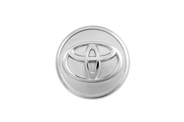 OE Genuine Toyota Silver with Chrome Logo Center Cap 42603-52110 for Corolla Prius Prius Plug-In
