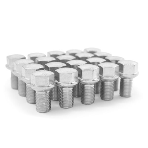 Volkswagen Lug Nut 14x1.5 Thread - Chrome Steel Ball Seat (20-Piece)