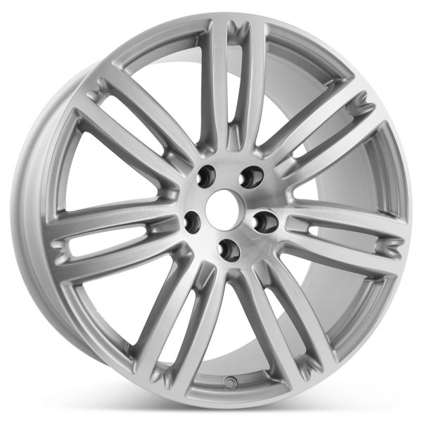 20” x 10.5” Maserati Ghibli 2013-2024 Factory OEM Rear Wheel Machined w/ Silver Rim 97410