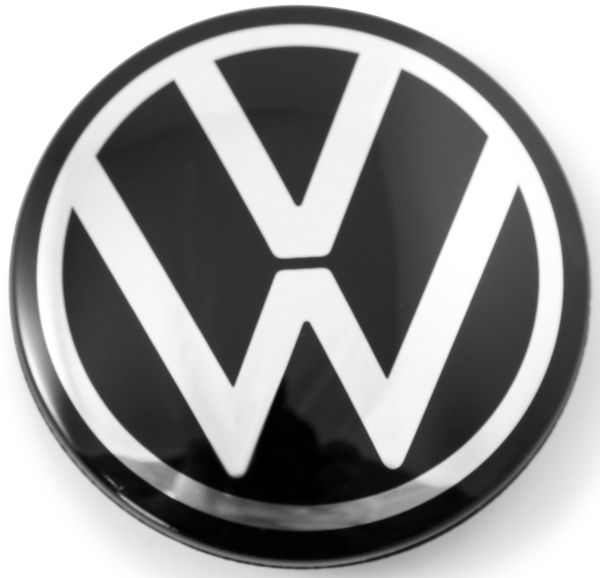 OE Genuine Volkswagen Center Cap Black 5H0601171FOD for Multiple Models CAP9542