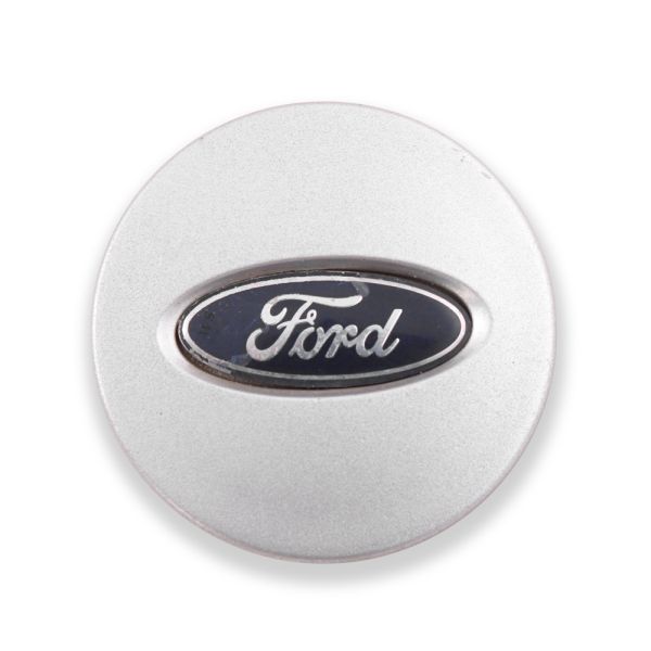 Used OE Genuine Ford Silver w/ Blue Oval Logo Center Cap 9E5Z-1130-A for Focus & Fusion