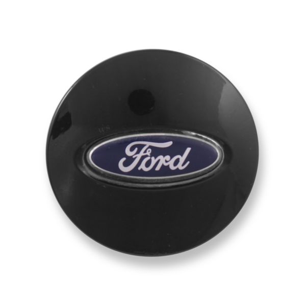 Used OE Genuine Ford Black w/ Chrome & Blue Ford Oval Emblem Center Cap 5L2Z-1130-BA for Edge
